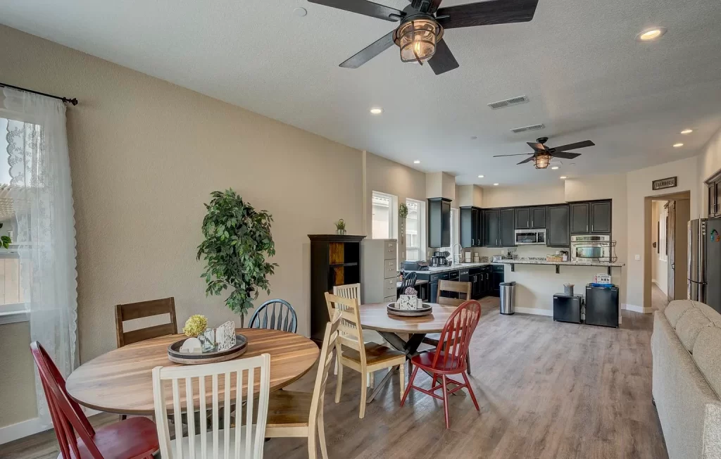 New Start Recovery Solutions Sacramento - Living - Dining Area New Start Recovery Solutions Reno Dual Diagnosis Drug Alcohol Rehab Detox Mental Health